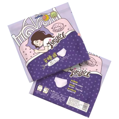Algodón desechable orgánico Mujeres toallas sanitarias